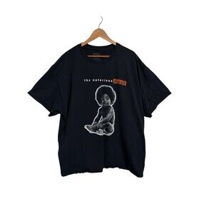 Notorious B.I.G. Biggie Smalls T-Shirt Mens 3XL Black Graphic Hip Hop Rap Tee